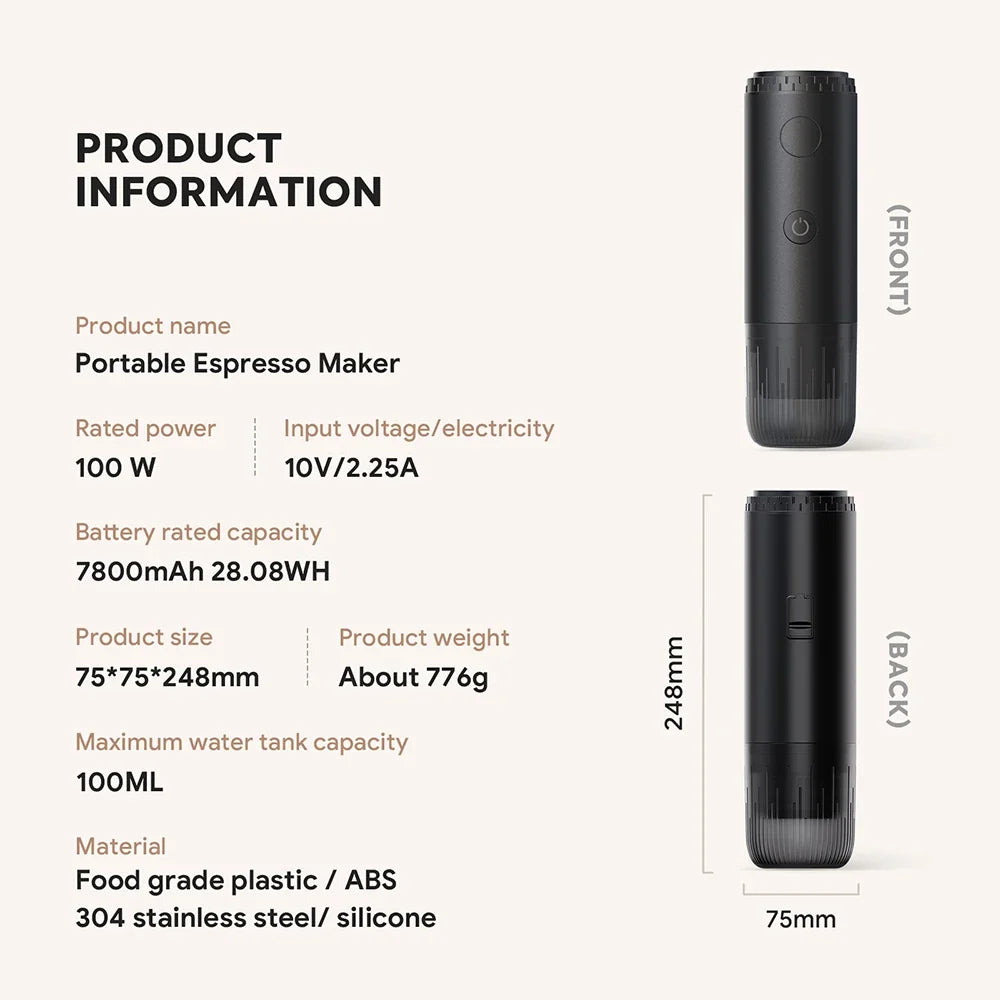 Portable Car Espresso Maker